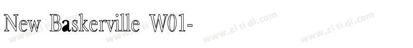 New Baskerville W01字体转换